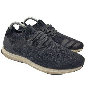 Adidas Ultra Boost Mens 8.5 Uncaged Carbon Black  Running Shoes - DA9164